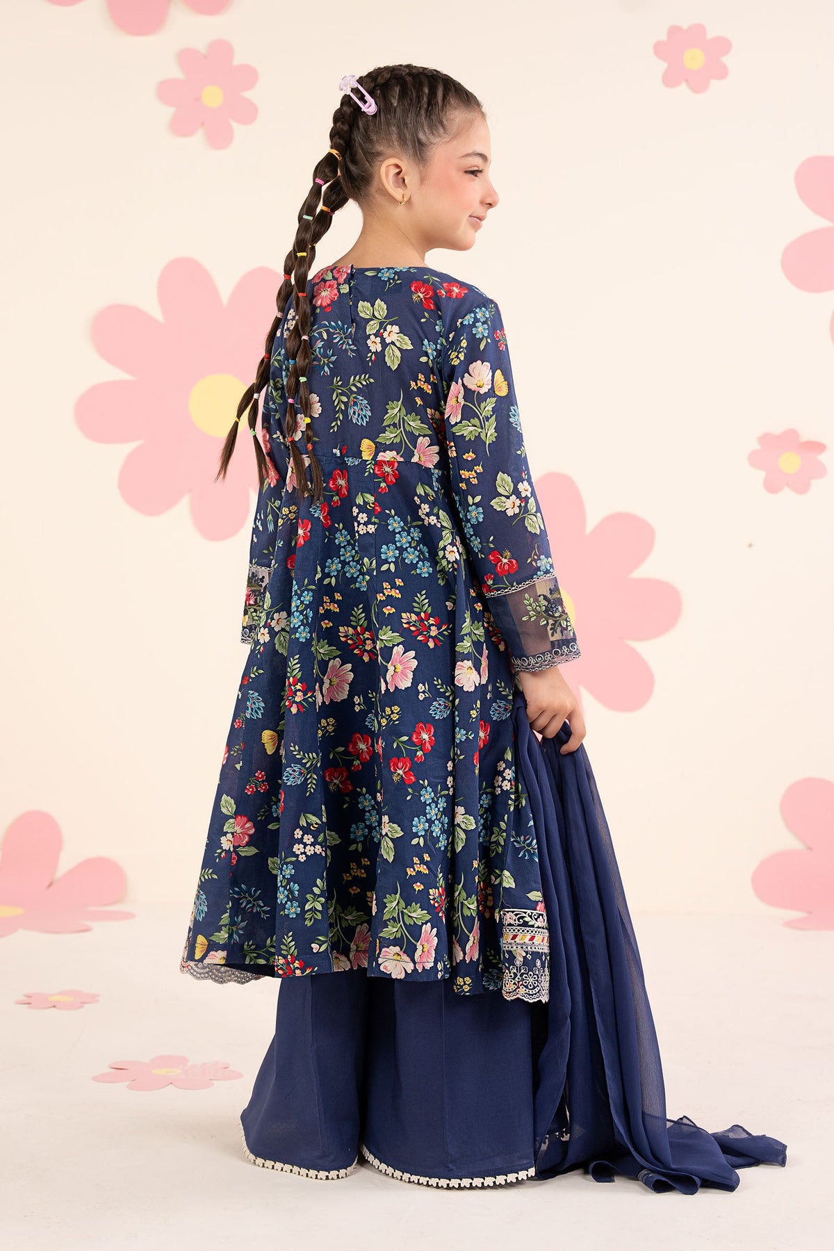 kids-clothes-mkd-ea26-15-blue by Maria B Kids - Designer Dress  - Type : KidsClothes - Available at Libayah - 100% Original 