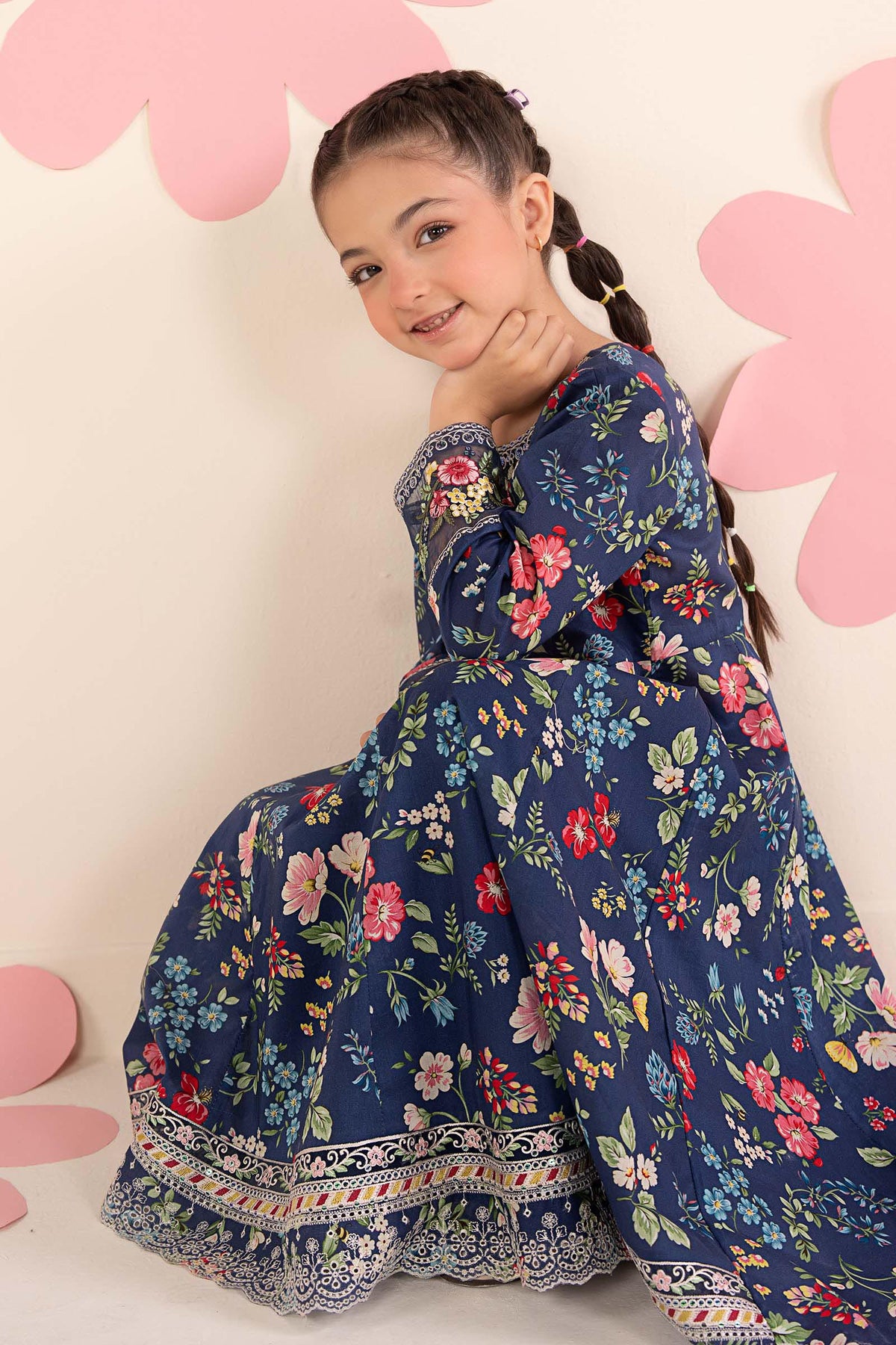 kids-clothes-mkd-ea26-15-blue by Maria B Kids - Designer Dress  - Type : KidsClothes - Available at Libayah - 100% Original 