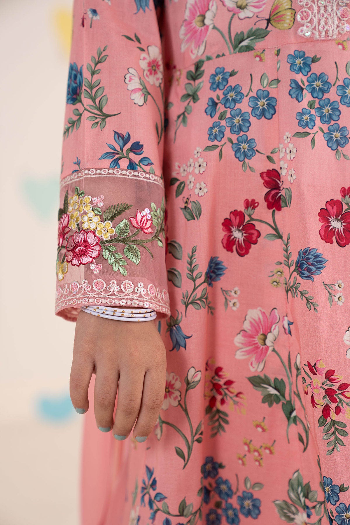 kids-clothes-mkd-ea26-15-pink by Maria B Kids - Designer Dress  - Type : KidsClothes - Available at Libayah - 100% Original 