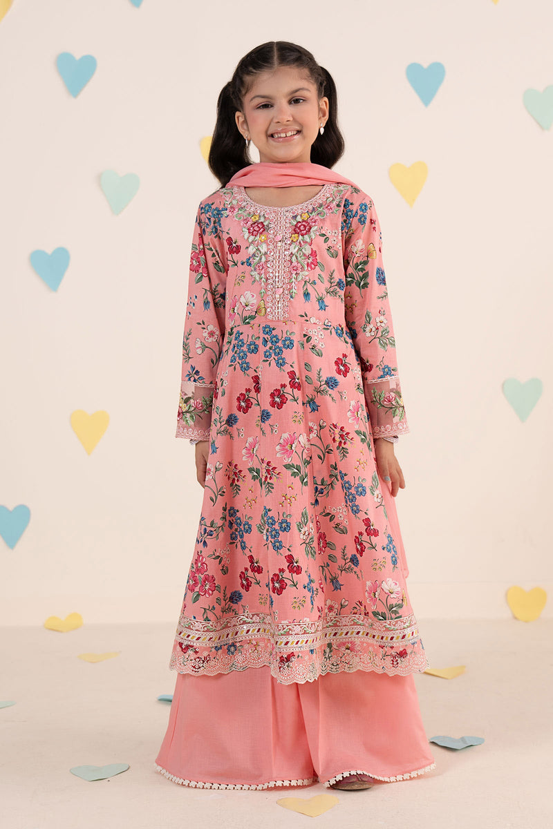kids-clothes-mkd-ea26-15-pink by Maria B Kids - Designer Dress  - Type : KidsClothes - Available at Libayah - 100% Original 