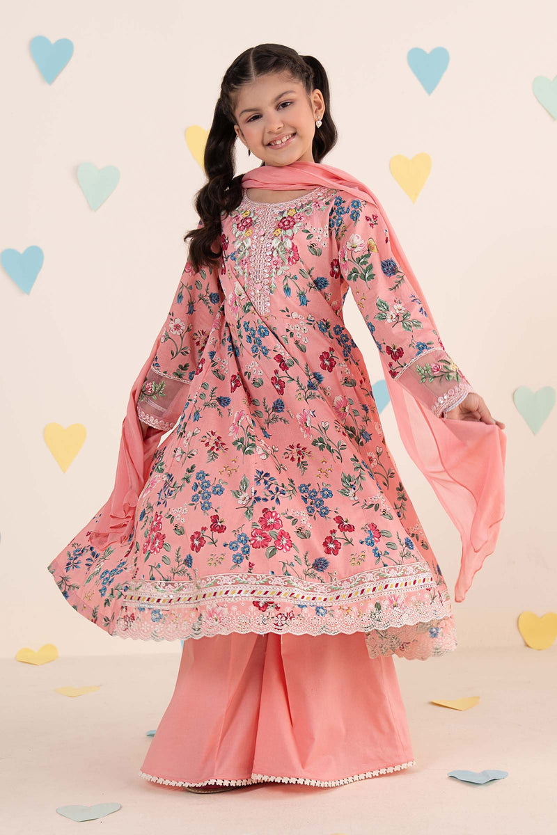 kids-clothes-mkd-ea26-15-pink by Maria B Kids - Designer Dress  - Type : KidsClothes - Available at Libayah - 100% Original 