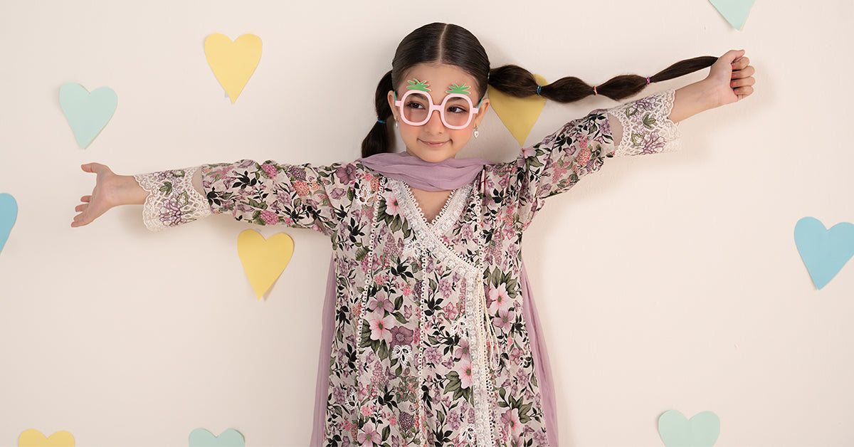 kids-clothes-mkd-ea26-18-pink by Maria B Kids - Designer Dress  - Type : KidsClothes - Available at Libayah - 100% Original 