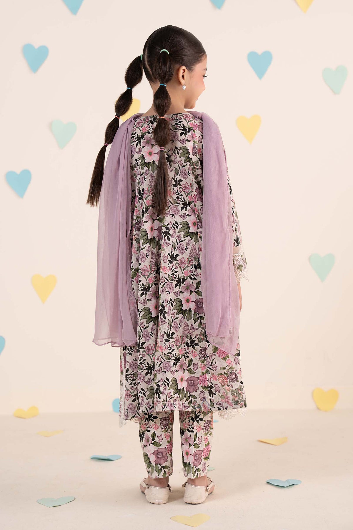 kids-clothes-mkd-ea26-18-pink by Maria B Kids - Designer Dress  - Type : KidsClothes - Available at Libayah - 100% Original 