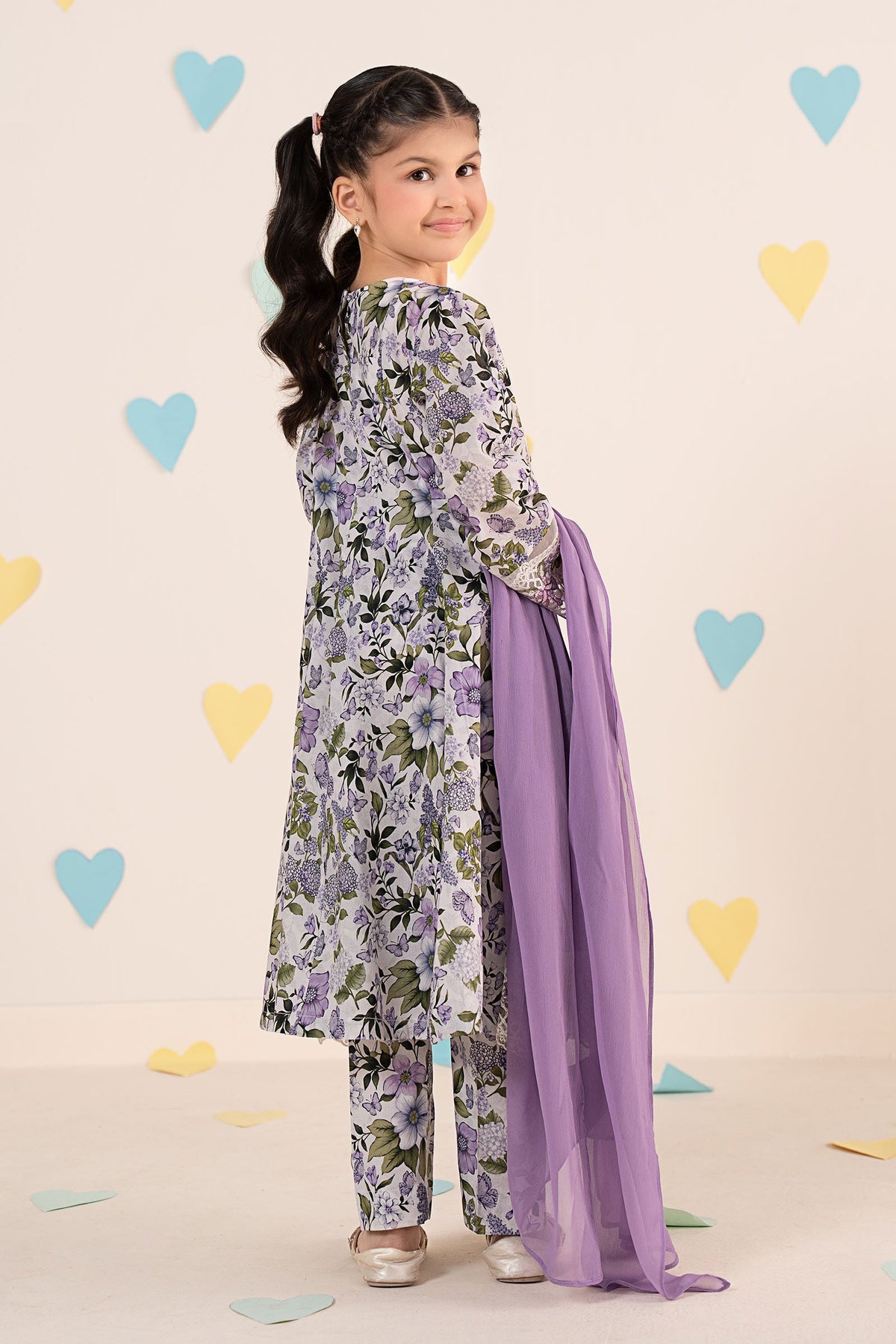 kids-clothes-mkd-ea26-18-blue by Maria B Kids - Designer Dress  - Type : KidsClothes - Available at Libayah - 100% Original 