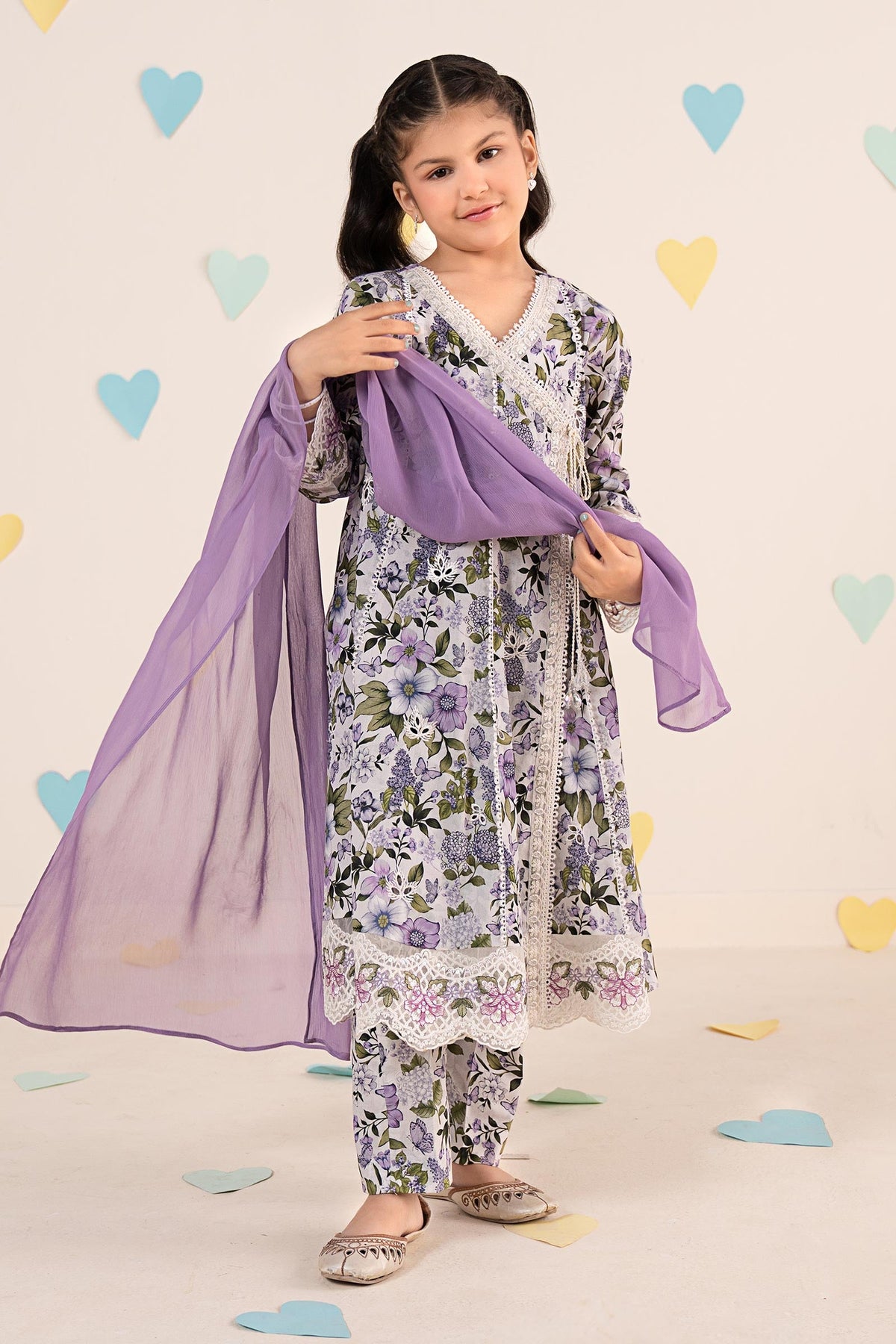 kids-clothes-mkd-ea26-18-blue by Maria B Kids - Designer Dress  - Type : KidsClothes - Available at Libayah - 100% Original 
