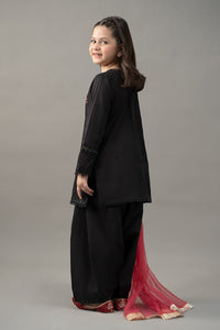 kids-clothes-mkd-ef25-53r1-black by Maria B Kids - Designer Dress  - Type : KidsClothes - Available at Libayah - 100% Original 