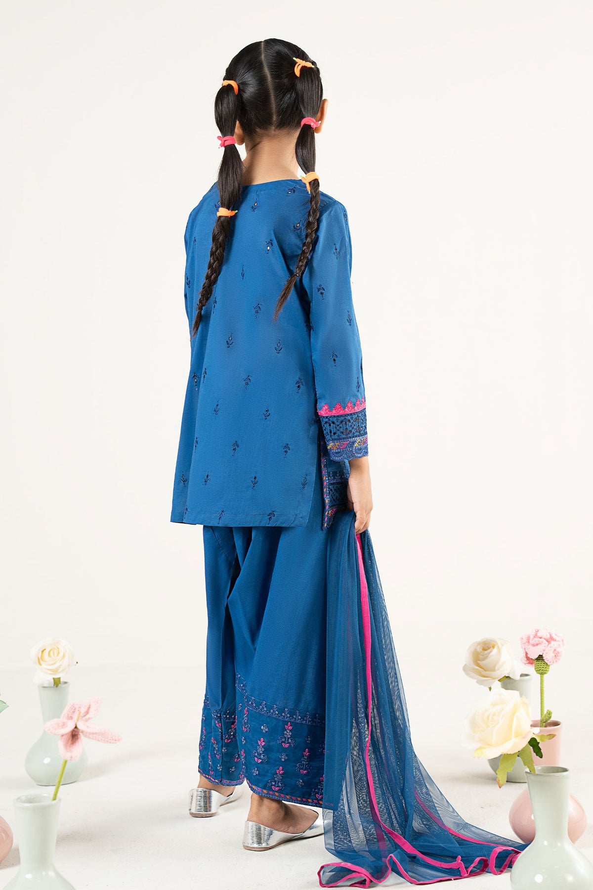 kids-clothes-mkd-ef25-57r1-blue by Maria B Kids - Designer Dress  - Type : KidsClothes - Available at Libayah - 100% Original 