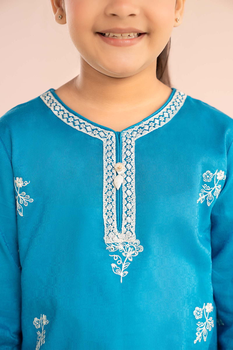 kids-clothes-mkd-ef26-01-blue by Maria B Kids - Designer Dress  - Type : KidsClothes - Available at Libayah - 100% Original 