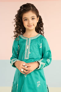 kids-clothes-mkd-ef26-01-sea-green by Maria B Kids - Designer Dress  - Type : KidsClothes - Available at Libayah - 100% Original 