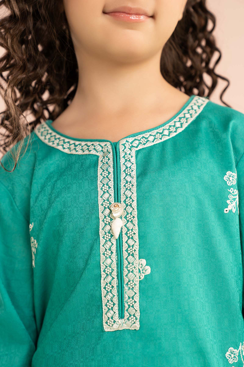 kids-clothes-mkd-ef26-01-sea-green by Maria B Kids - Designer Dress  - Type : KidsClothes - Available at Libayah - 100% Original 