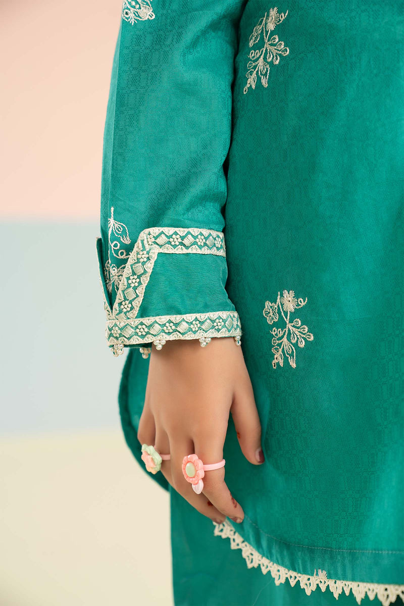 kids-clothes-mkd-ef26-01-sea-green by Maria B Kids - Designer Dress  - Type : KidsClothes - Available at Libayah - 100% Original 
