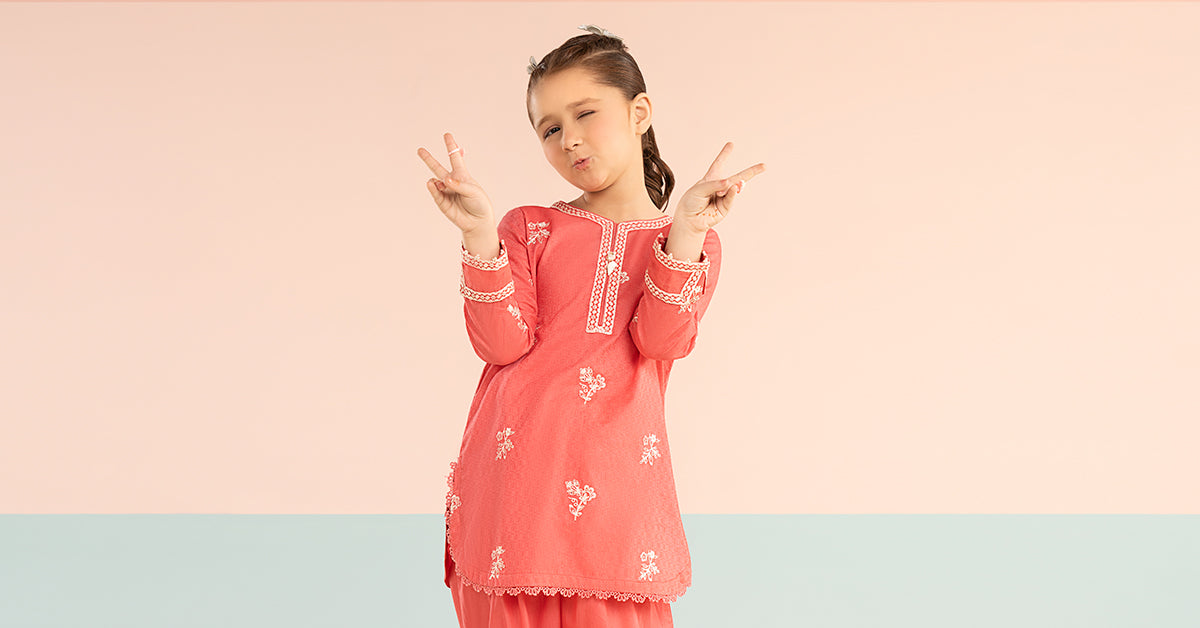 kids-clothes-mkd-ef26-01-pink by Maria B Kids - Designer Dress  - Type : KidsClothes - Available at Libayah - 100% Original 