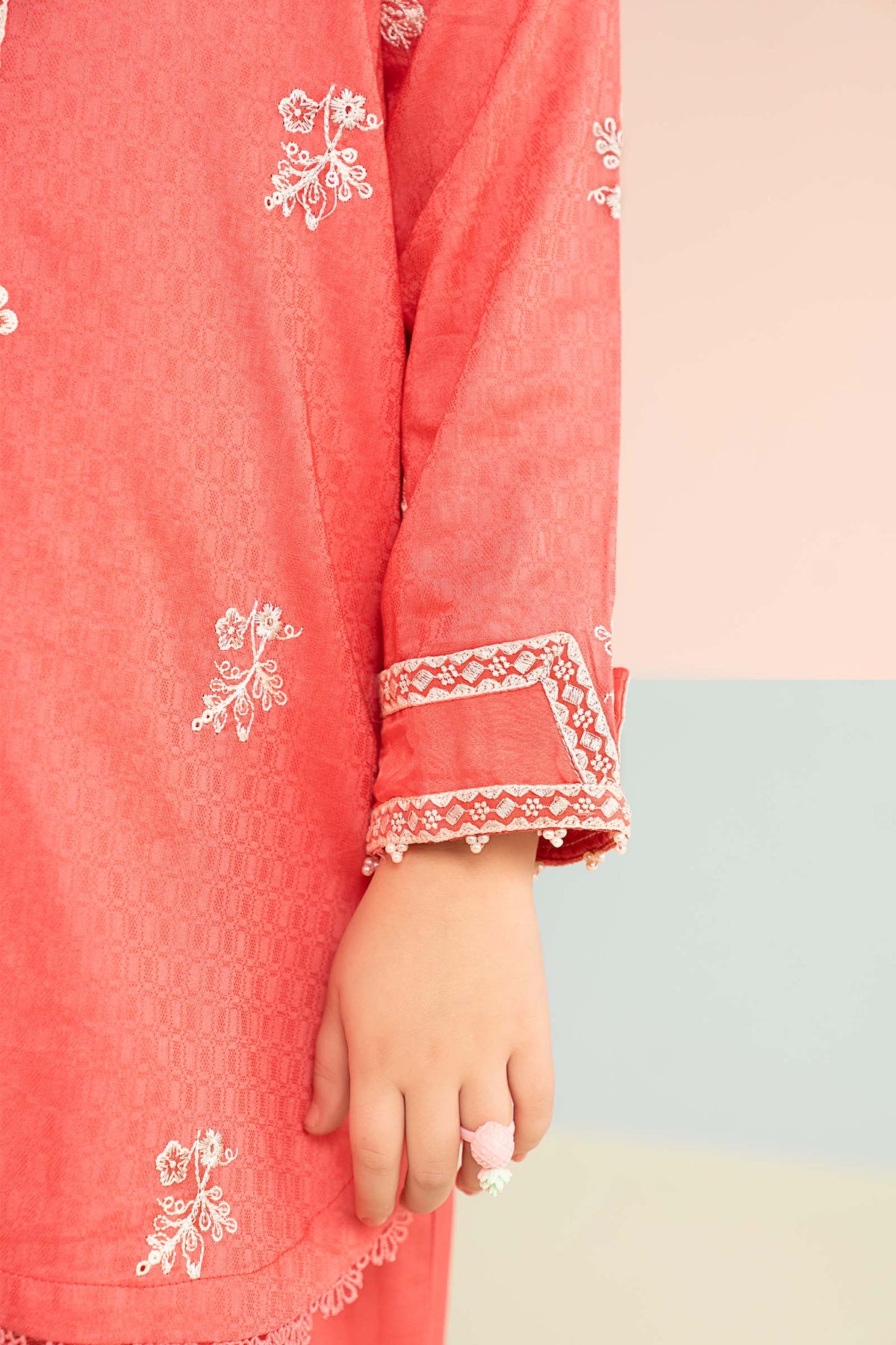 kids-clothes-mkd-ef26-01-pink by Maria B Kids - Designer Dress  - Type : KidsClothes - Available at Libayah - 100% Original 