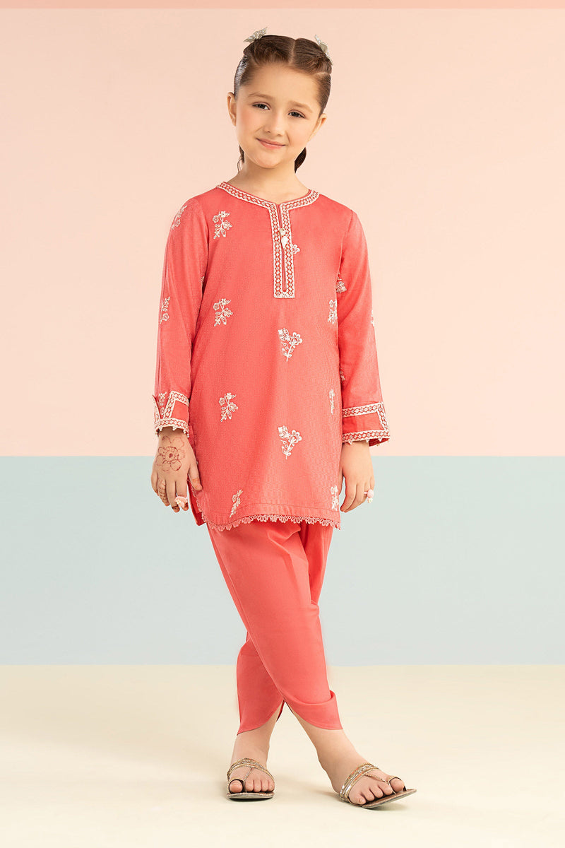 kids-clothes-mkd-ef26-01-pink by Maria B Kids - Designer Dress  - Type : KidsClothes - Available at Libayah - 100% Original 