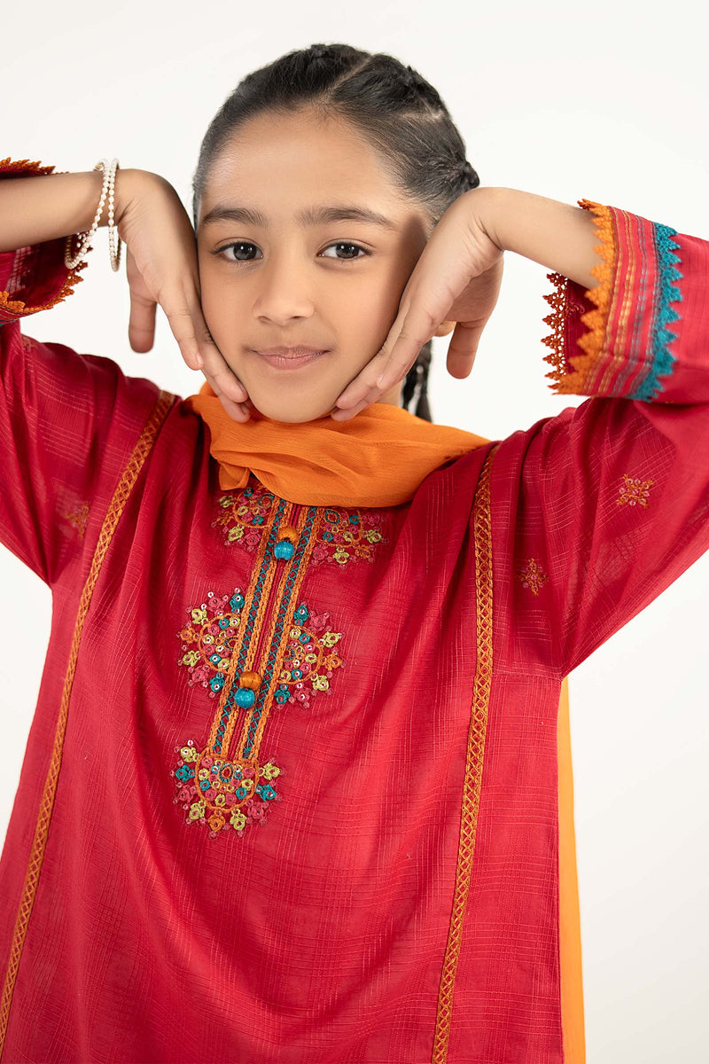 kids-clothes-mkd-ef26-03-pink by Maria B Kids - Designer Dress  - Type : KidsClothes - Available at Libayah - 100% Original 