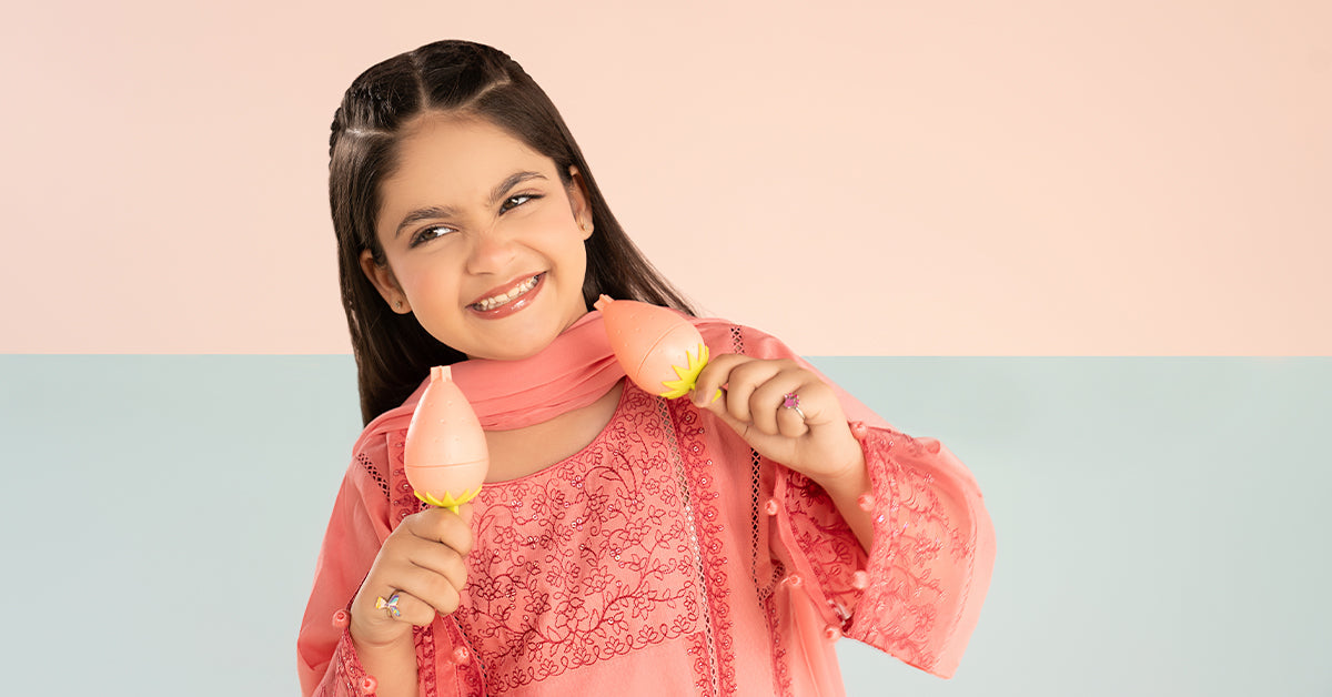 kids-clothes-mkd-ef26-06-pink by Maria B Kids - Designer Dress  - Type : KidsClothes - Available at Libayah - 100% Original 