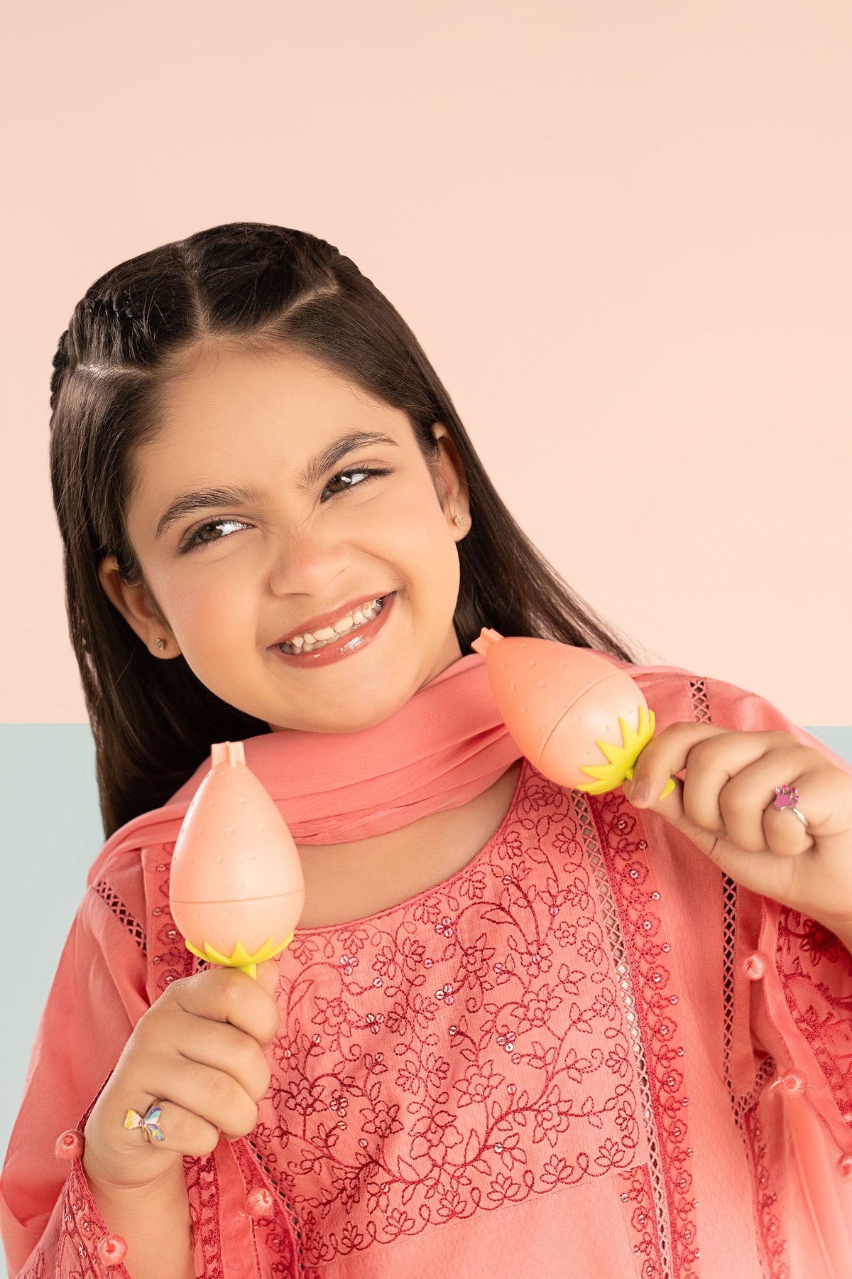 kids-clothes-mkd-ef26-06-pink by Maria B Kids - Designer Dress  - Type : KidsClothes - Available at Libayah - 100% Original 