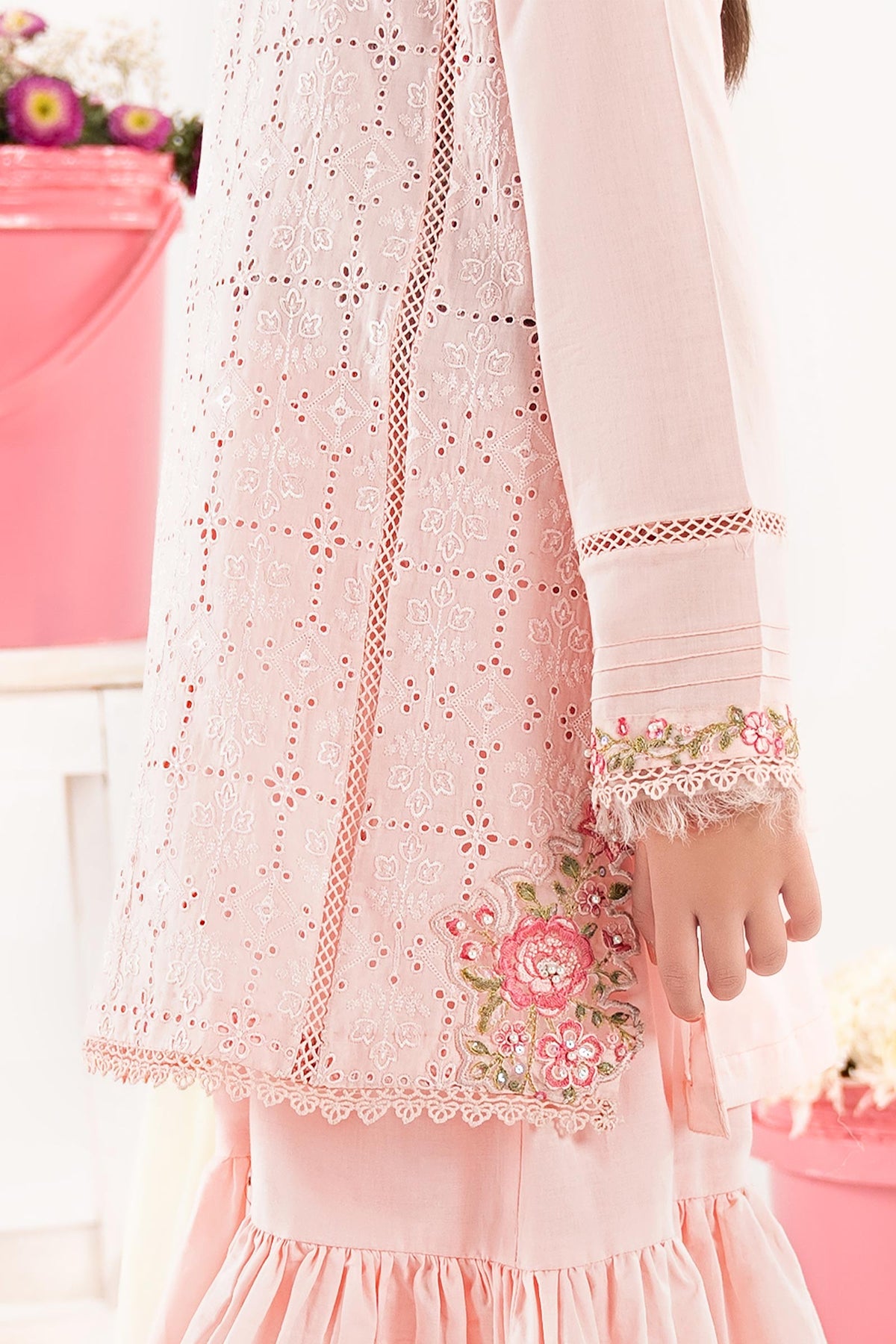 kids-clothes-mkd-ef26-09-pink by Maria B Kids - Designer Dress  - Type : KidsClothes - Available at Libayah - 100% Original 