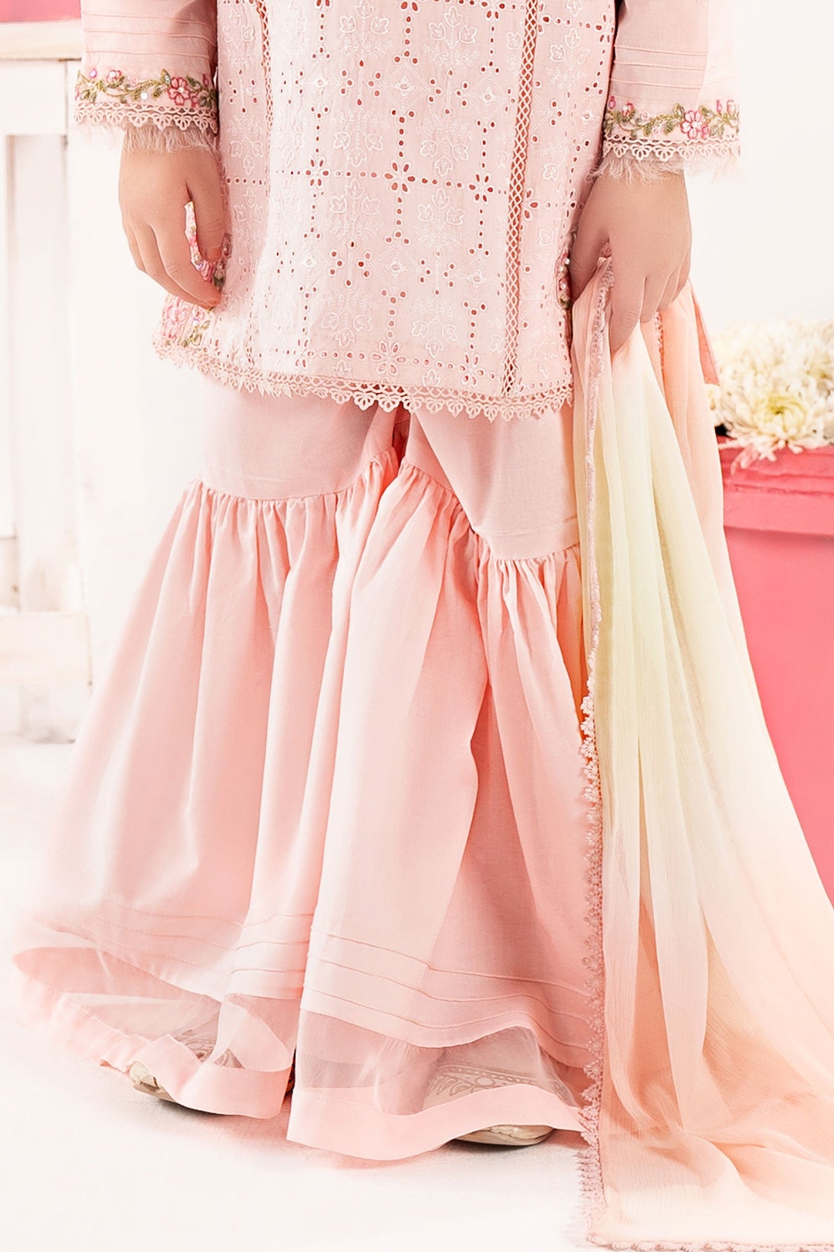 kids-clothes-mkd-ef26-09-pink by Maria B Kids - Designer Dress  - Type : KidsClothes - Available at Libayah - 100% Original 
