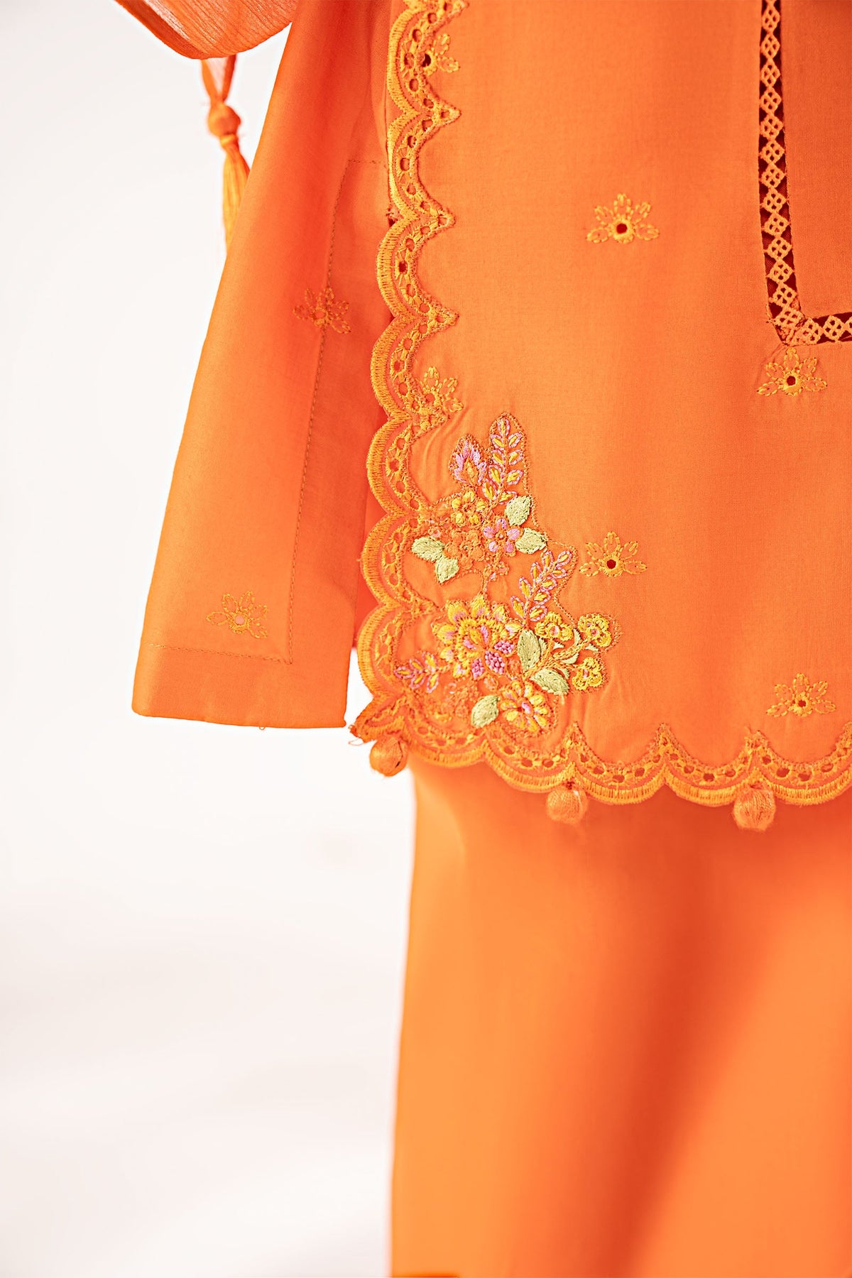 kids-clothes-mkd-ef26-11-orange by Maria B Kids - Designer Dress  - Type : KidsClothes - Available at Libayah - 100% Original 