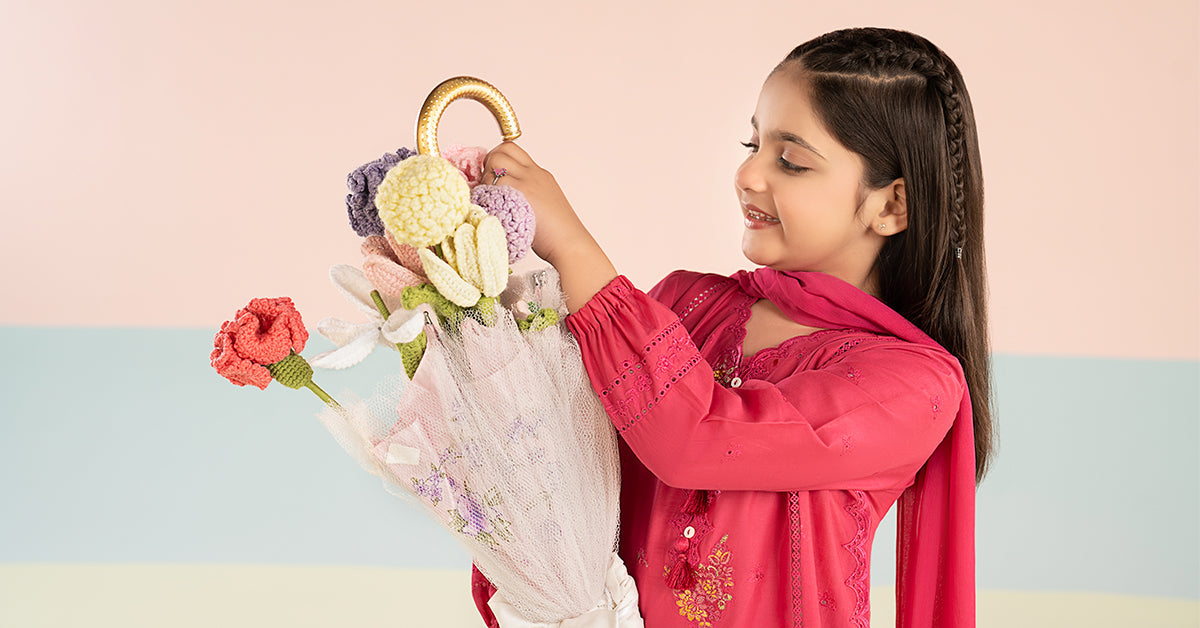 kids-clothes-mkd-ef26-11-pink by Maria B Kids - Designer Dress  - Type : KidsClothes - Available at Libayah - 100% Original 