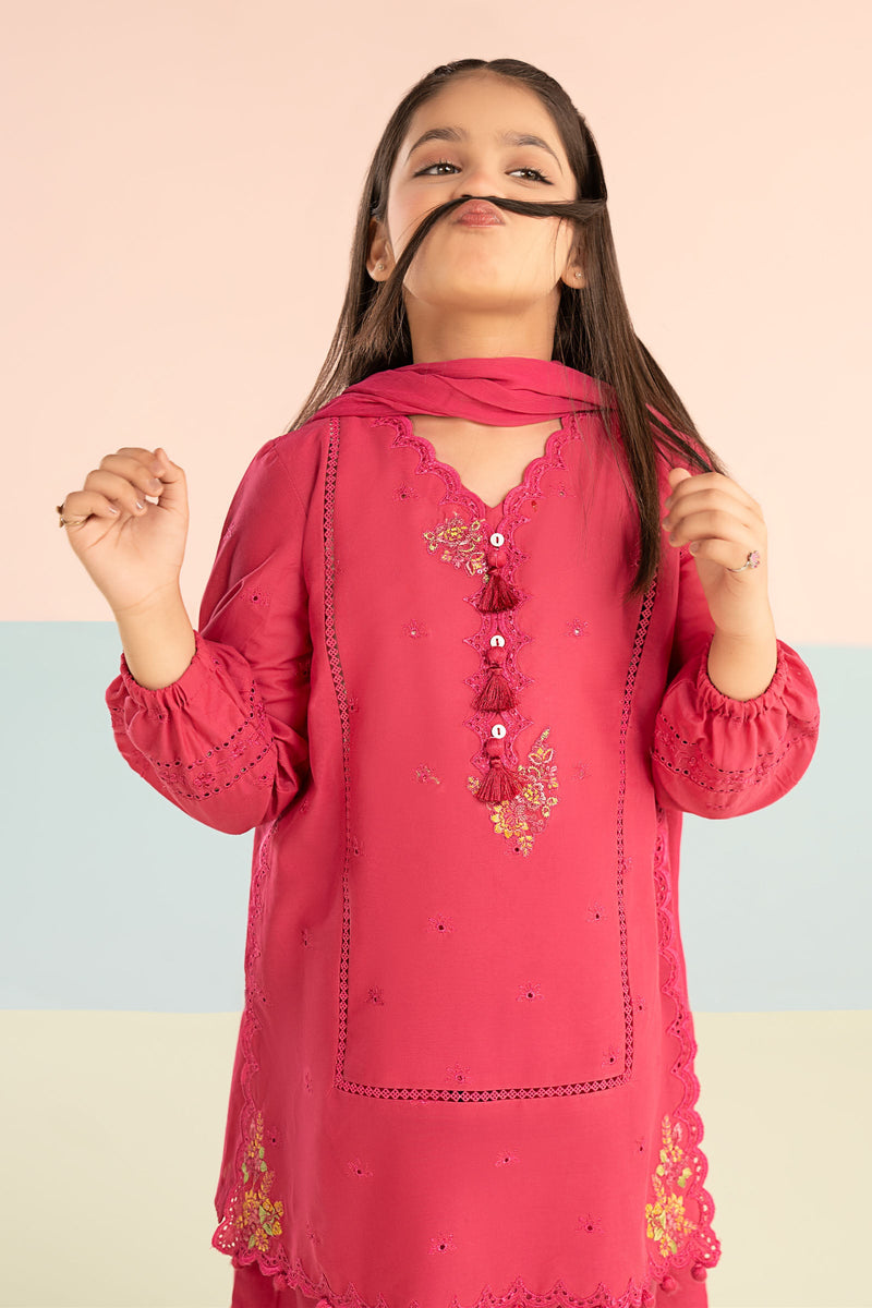 kids-clothes-mkd-ef26-11-pink by Maria B Kids - Designer Dress  - Type : KidsClothes - Available at Libayah - 100% Original 