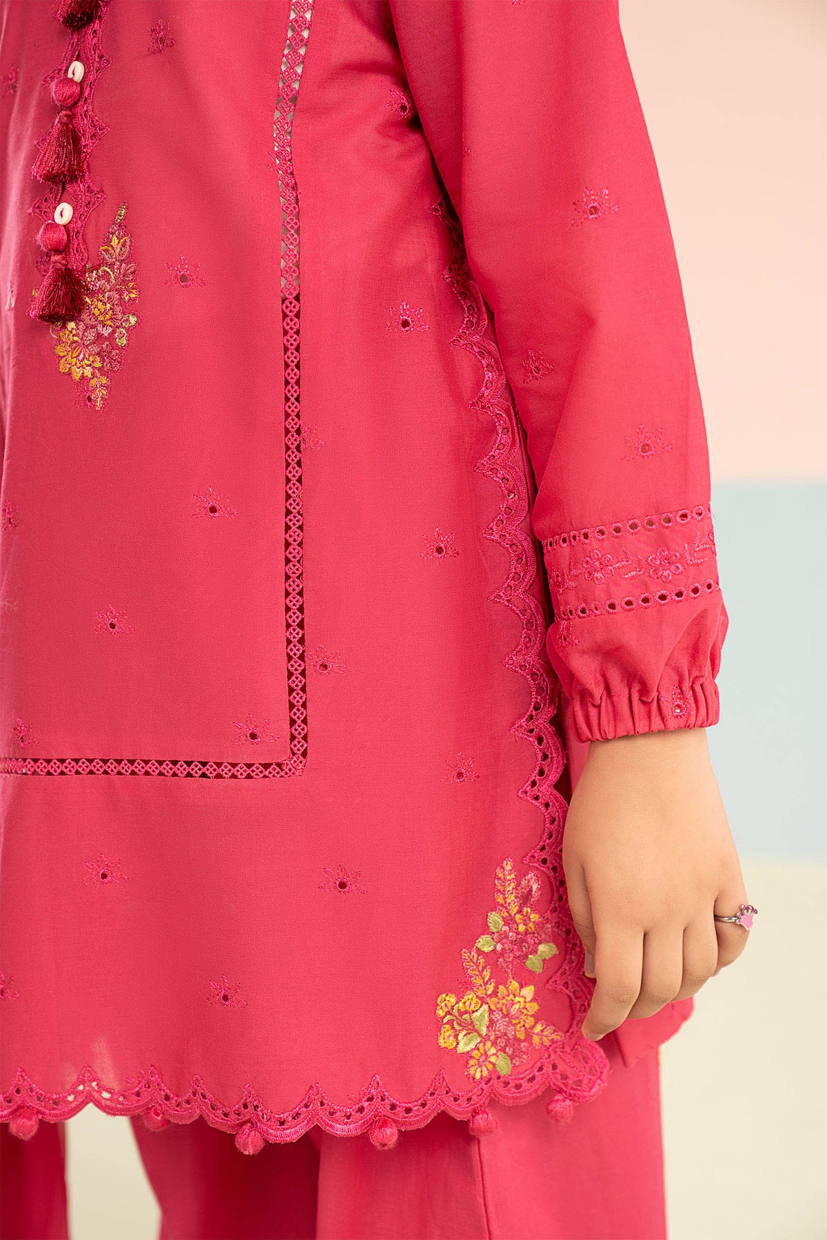 kids-clothes-mkd-ef26-11-pink by Maria B Kids - Designer Dress  - Type : KidsClothes - Available at Libayah - 100% Original 
