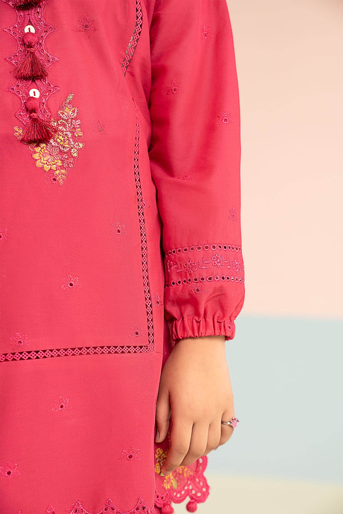 kids-clothes-mkd-ef26-11-pink by Maria B Kids - Designer Dress  - Type : KidsClothes - Available at Libayah - 100% Original 