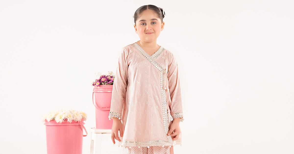 kids-clothes-mkd-ef26-12-pink by Maria B Kids - Designer Dress  - Type : KidsClothes - Available at Libayah - 100% Original 