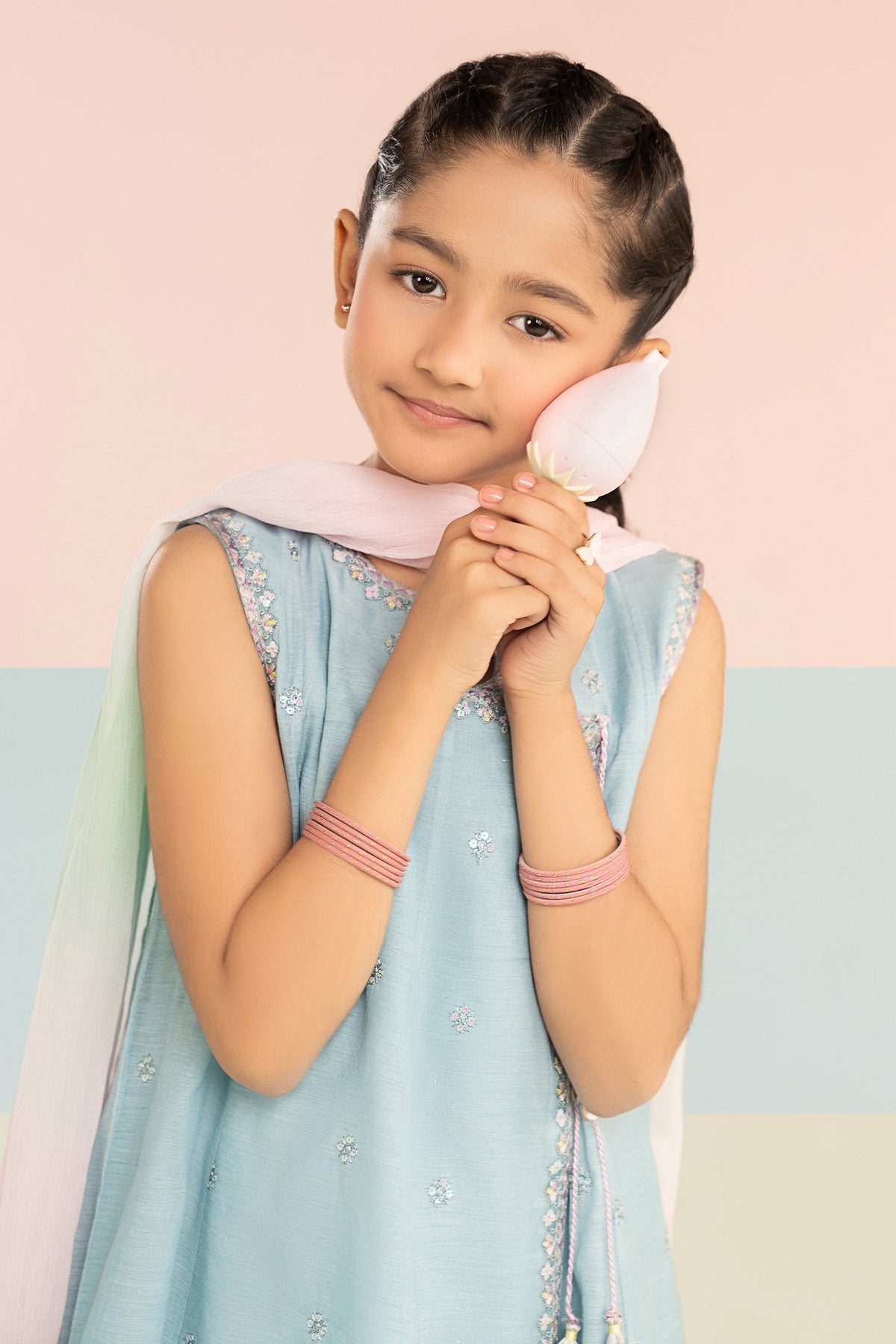 kids-clothes-mkd-ef26-14-blue by Maria B Kids - Designer Dress  - Type : KidsClothes - Available at Libayah - 100% Original 