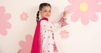 kids-clothes-mkd-ea26-14-white-and-pink by Maria B Kids - Designer Dress  - Type : KidsClothes - Available at Libayah - 100% Original 