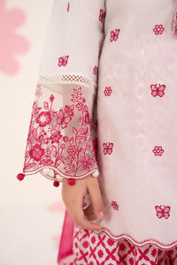 kids-clothes-mkd-ea26-14-white-and-pink by Maria B Kids - Designer Dress  - Type : KidsClothes - Available at Libayah - 100% Original 