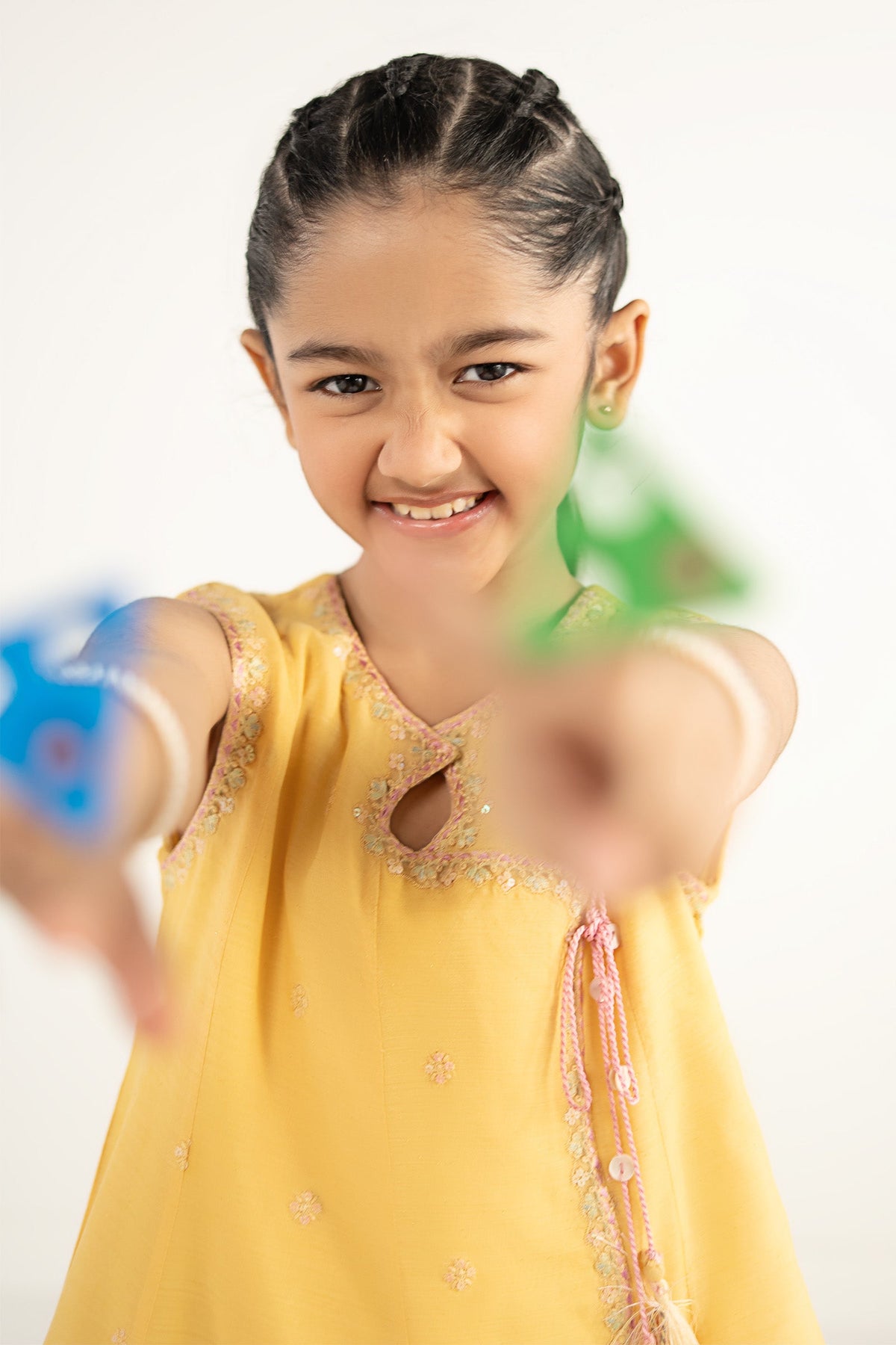 kids-clothes-mkd-ef26-14-yellow by Maria B Kids - Designer Dress  - Type : KidsClothes - Available at Libayah - 100% Original 