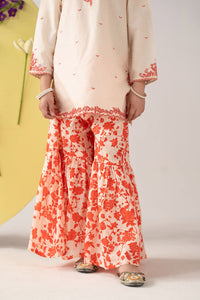 kids-clothes-mkd-ef26-15-off-white by Maria B Kids - Designer Dress  - Type : KidsClothes - Available at Libayah - 100% Original 