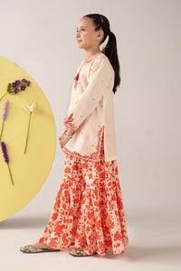 kids-clothes-mkd-ef26-15-off-white by Maria B Kids - Designer Dress  - Type : KidsClothes - Available at Libayah - 100% Original 
