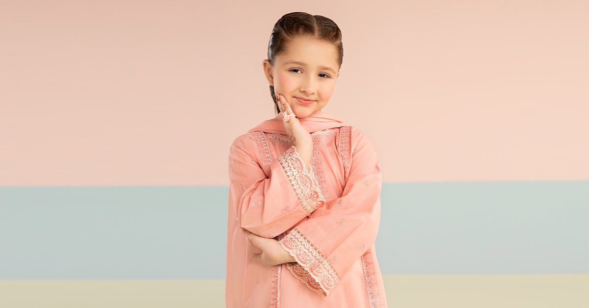 kids-clothes-mkd-ef26-20-pink by Maria B Kids - Designer Dress  - Type : KidsClothes - Available at Libayah - 100% Original 