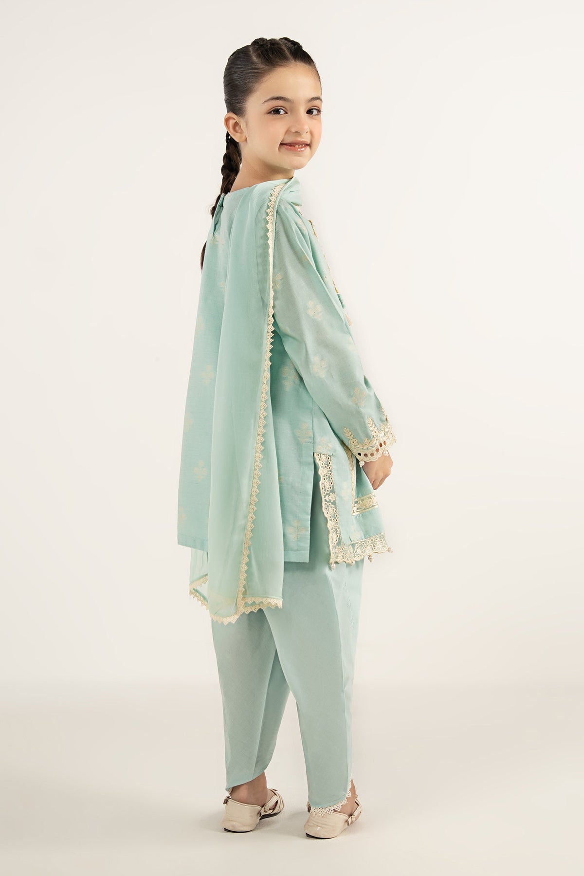 kids-clothes-mkd-ef26-23-blue by Maria B Kids - Designer Dress  - Type : KidsClothes - Available at Libayah - 100% Original 