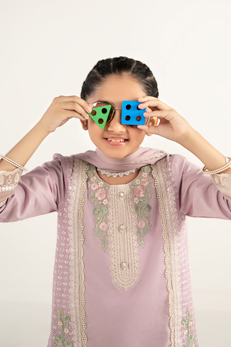kids-clothes-mkd-ef26-24-purple by Maria B Kids - Designer Dress  - Type : KidsClothes - Available at Libayah - 100% Original 