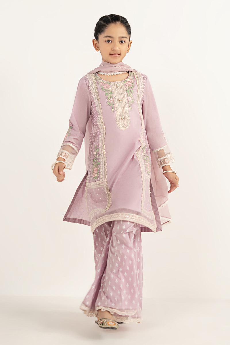kids-clothes-mkd-ef26-24-purple by Maria B Kids - Designer Dress  - Type : KidsClothes - Available at Libayah - 100% Original 