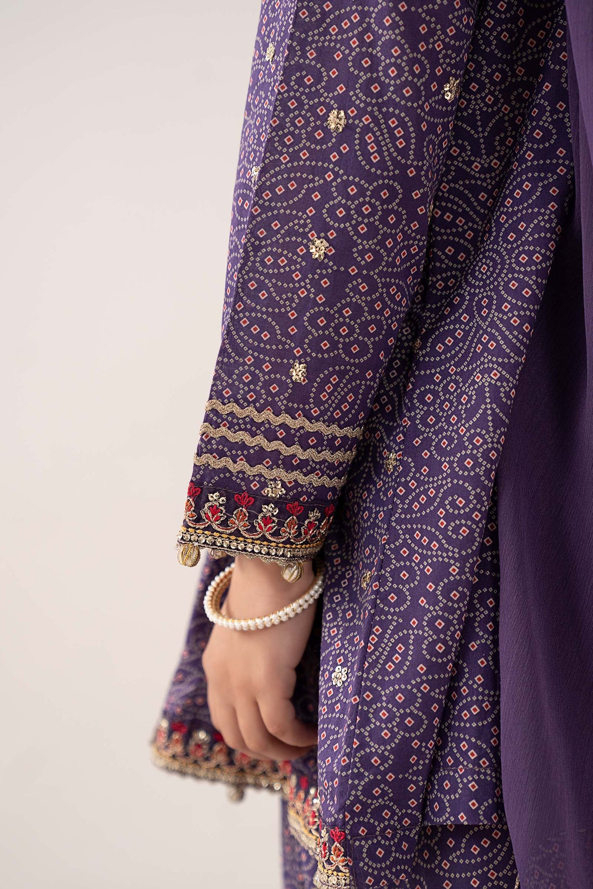 kids-clothes-mkd-ef26-25-purple by Maria B Kids - Designer Dress  - Type : KidsClothes - Available at Libayah - 100% Original 