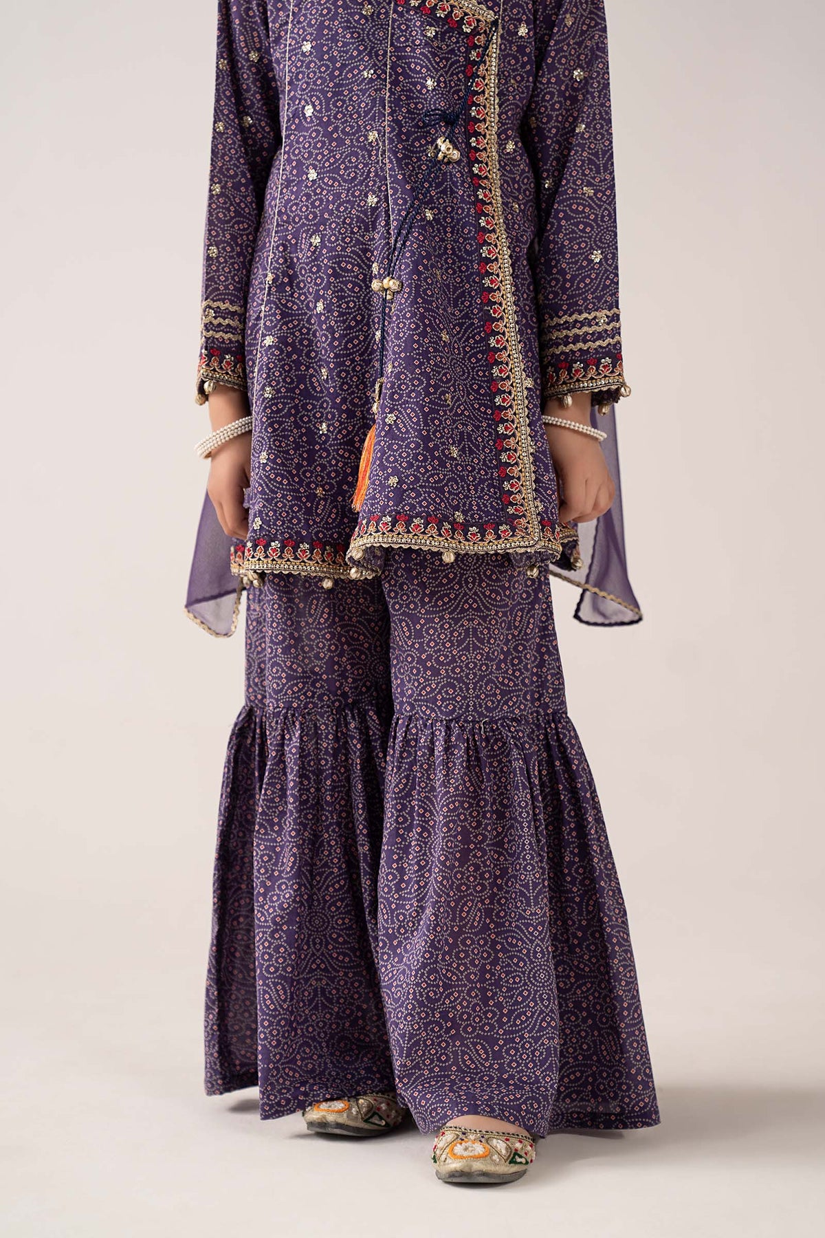 kids-clothes-mkd-ef26-25-purple by Maria B Kids - Designer Dress  - Type : KidsClothes - Available at Libayah - 100% Original 