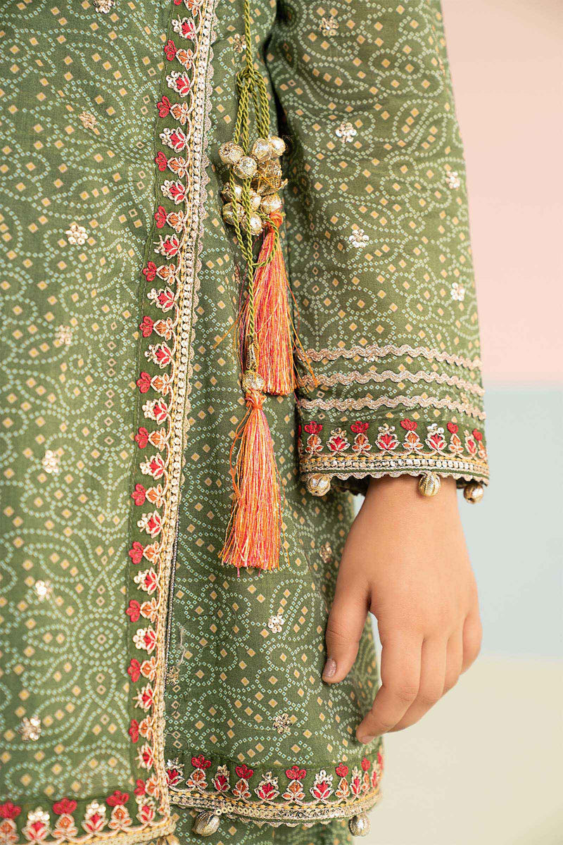 kids-clothes-mkd-ef26-25-green by Maria B Kids - Designer Dress  - Type : KidsClothes - Available at Libayah - 100% Original 