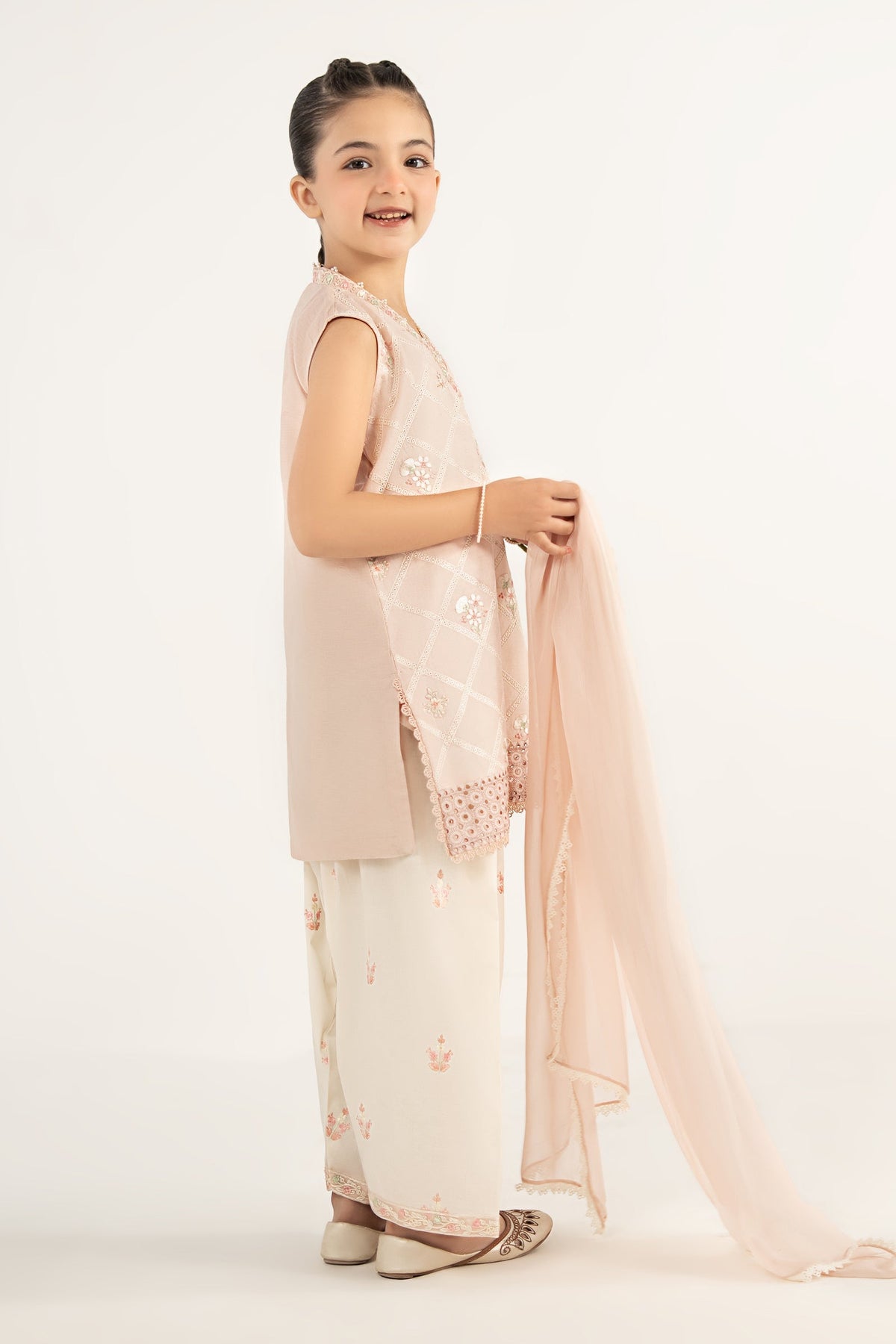 kids-clothes-mkd-ef26-27-pink by Maria B Kids - Designer Dress  - Type : KidsClothes - Available at Libayah - 100% Original 