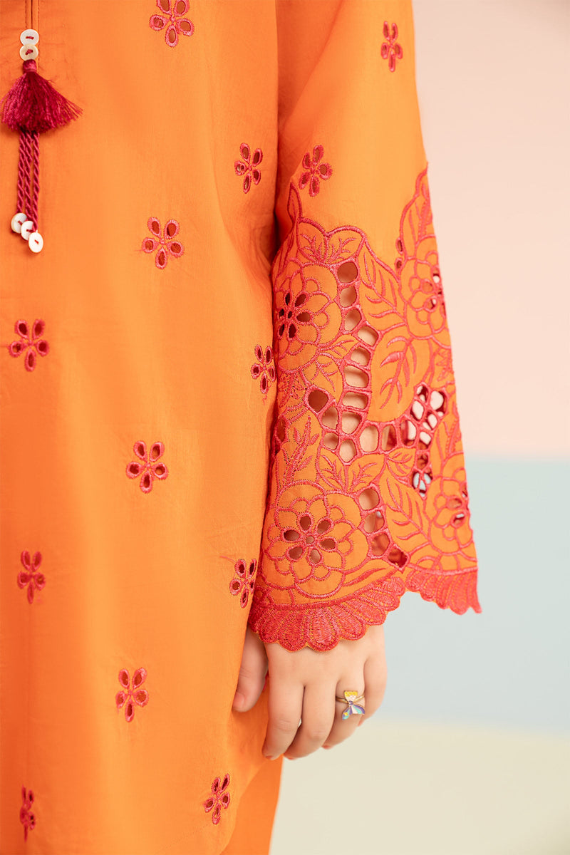 kids-clothes-mkd-ef26-30-orange by Maria B Kids - Designer Dress  - Type : KidsClothes - Available at Libayah - 100% Original 