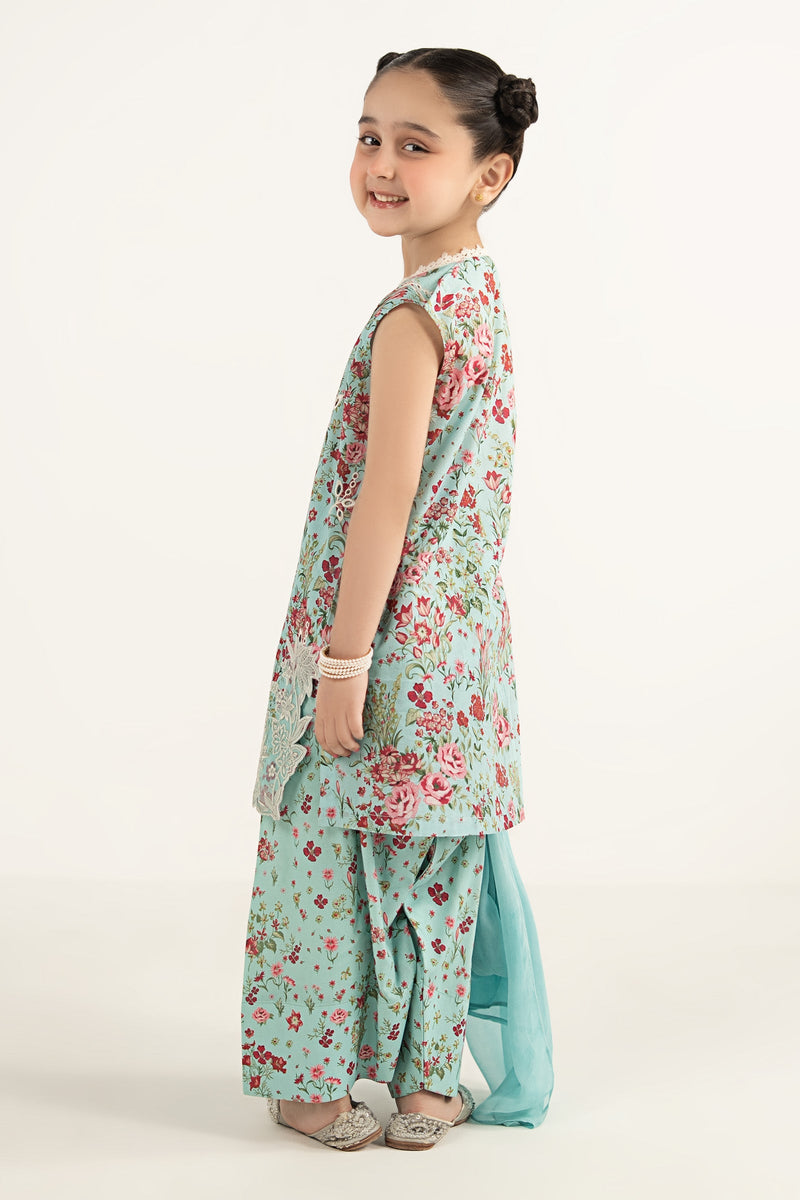 Maria B | Kids Wear | MEKC-16 by Maria B - Designer Dress - Type :  Dress - Available at Libayah - 100% Original
