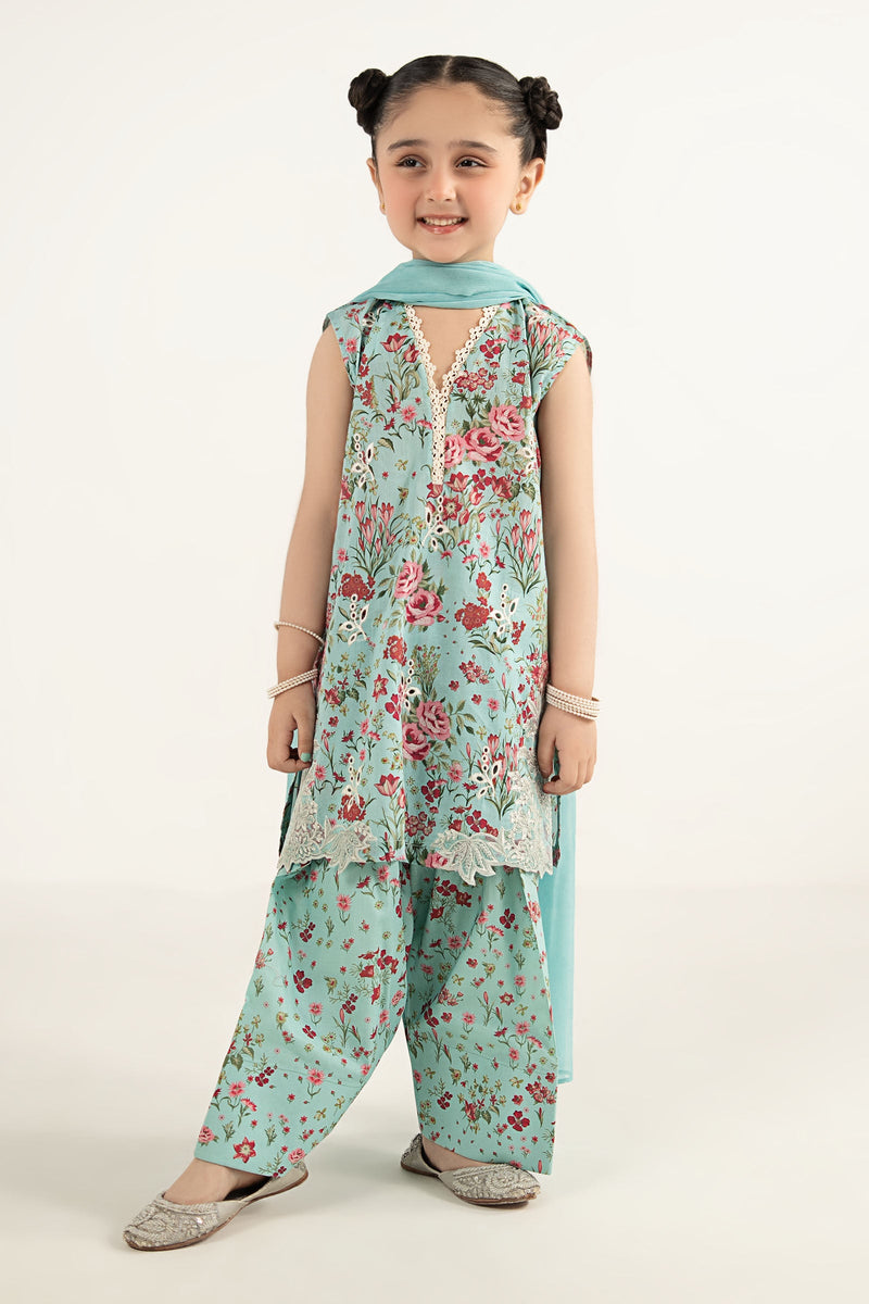 kids-clothes-mkd-ef26-39-blue by Maria B Kids - Designer Dress  - Type : KidsClothes - Available at Libayah - 100% Original 