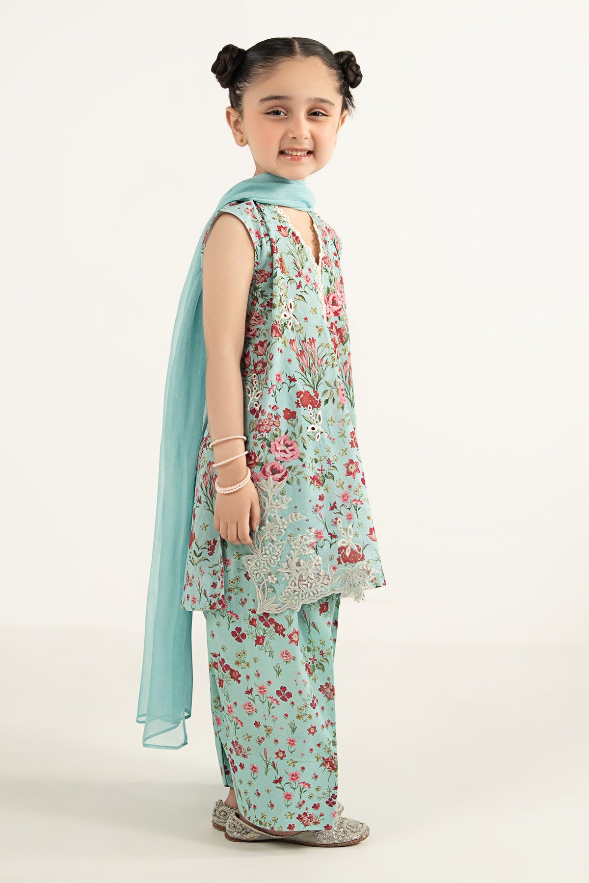 kids-clothes-mkd-ef26-39-blue by Maria B Kids - Designer Dress  - Type : KidsClothes - Available at Libayah - 100% Original 
