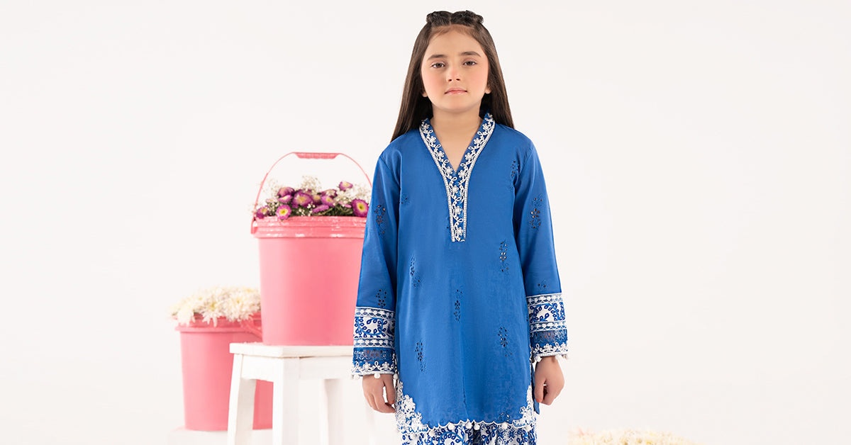kids-clothes-mkd-ef26-45-blue by Maria B Kids - Designer Dress  - Type : KidsClothes - Available at Libayah - 100% Original 