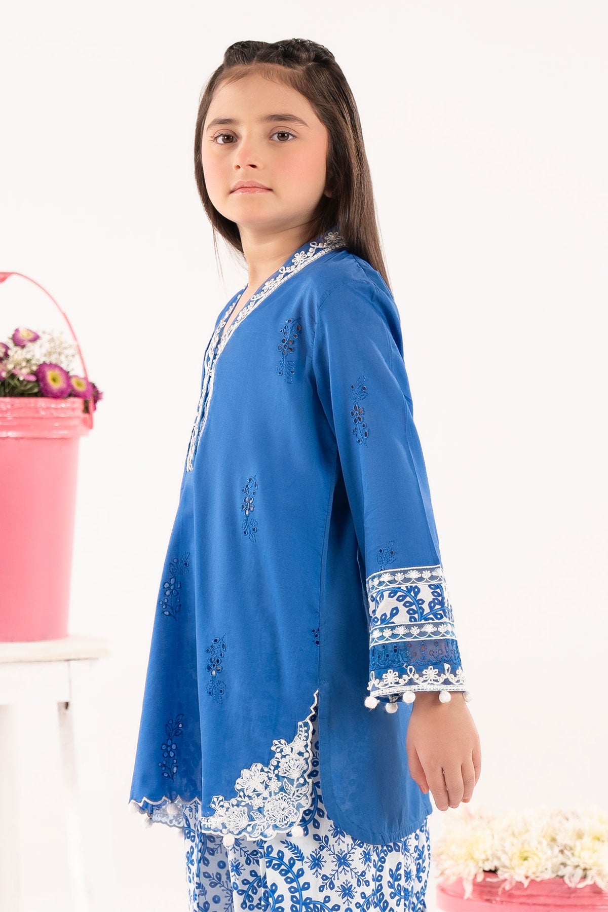kids-clothes-mkd-ef26-45-blue by Maria B Kids - Designer Dress  - Type : KidsClothes - Available at Libayah - 100% Original 