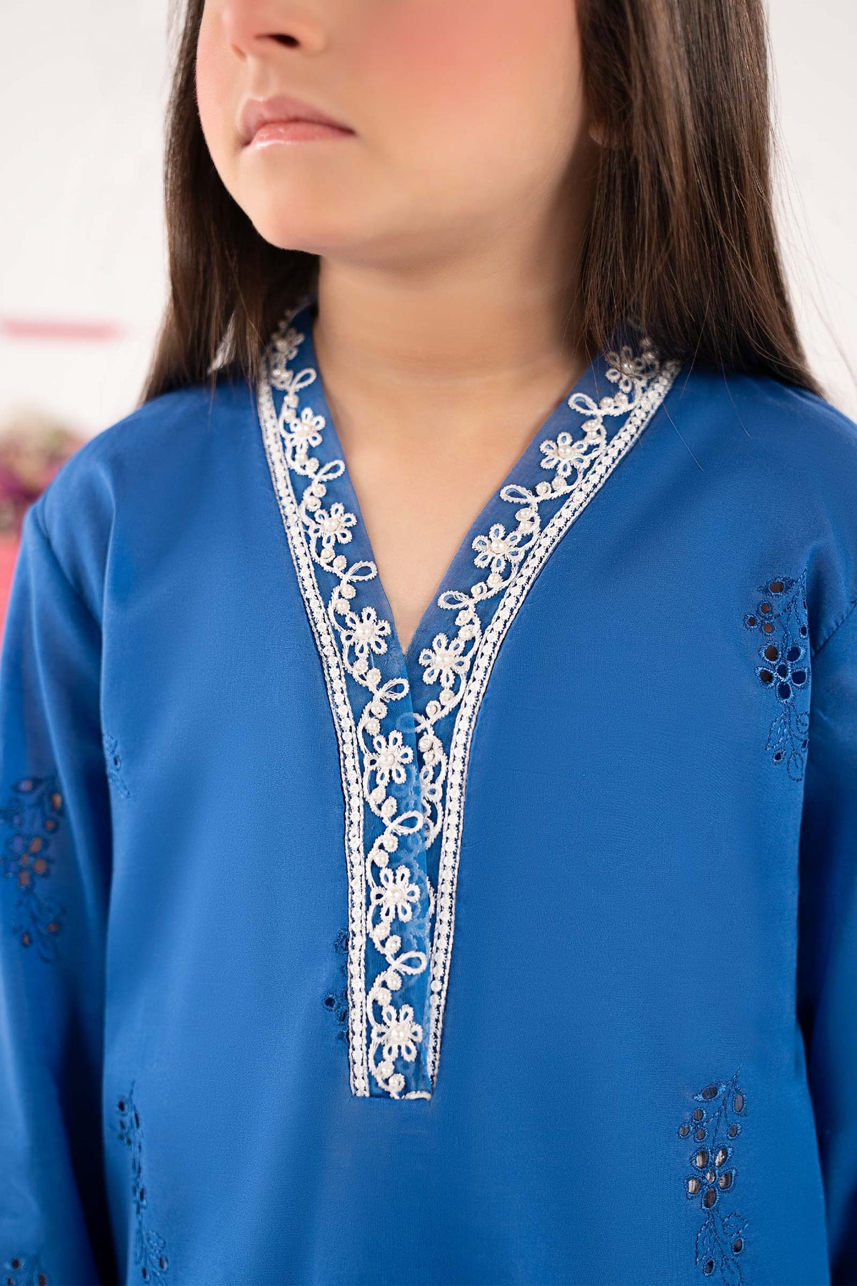 kids-clothes-mkd-ef26-45-blue by Maria B Kids - Designer Dress  - Type : KidsClothes - Available at Libayah - 100% Original 